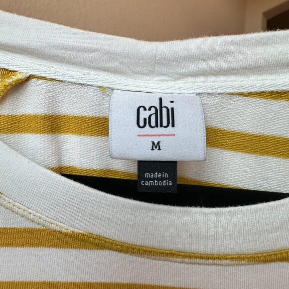Cabi The Dreamer Yellow and White Medium - Picture 2 of 3